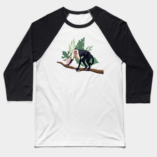 capuchin monkey tree branch Baseball T-Shirt